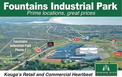 Vacant Land for sale in Fountains Estate Industrial Park, Jeffreys Bay